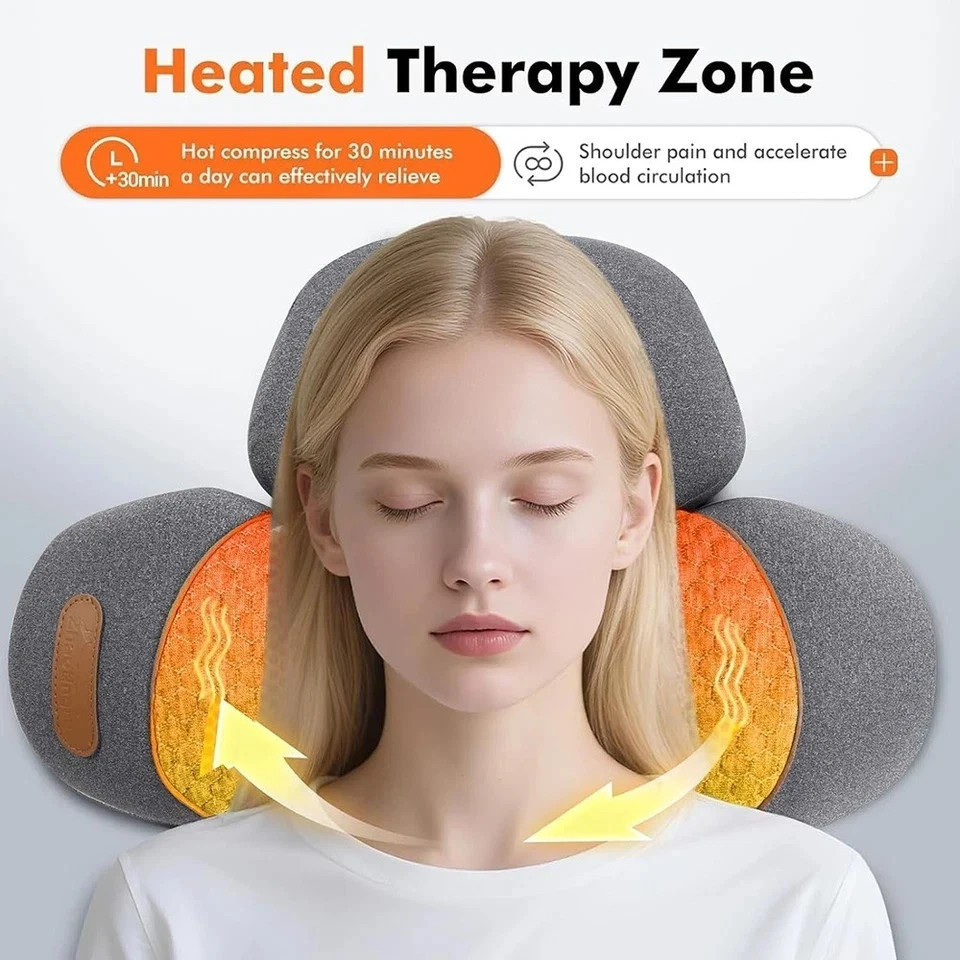 Neck Pillow for Pain Relief – Ergonomic Side Sleeper Pillow for Neck Su