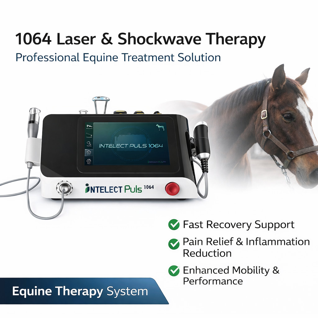 Equine Shock Wave Therapy Machine Animal Pet Laser Physiotherapy Pain manangment