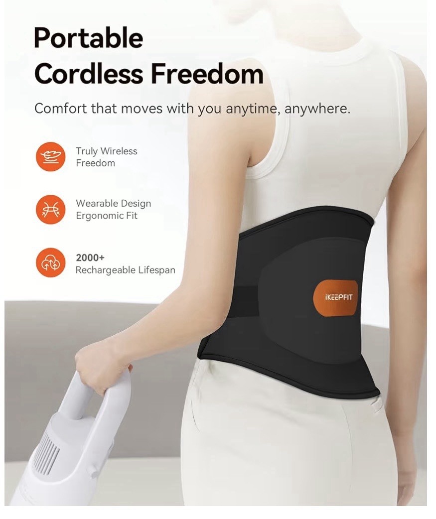 IKEEPFIT Heated Waist Massager **NEW**