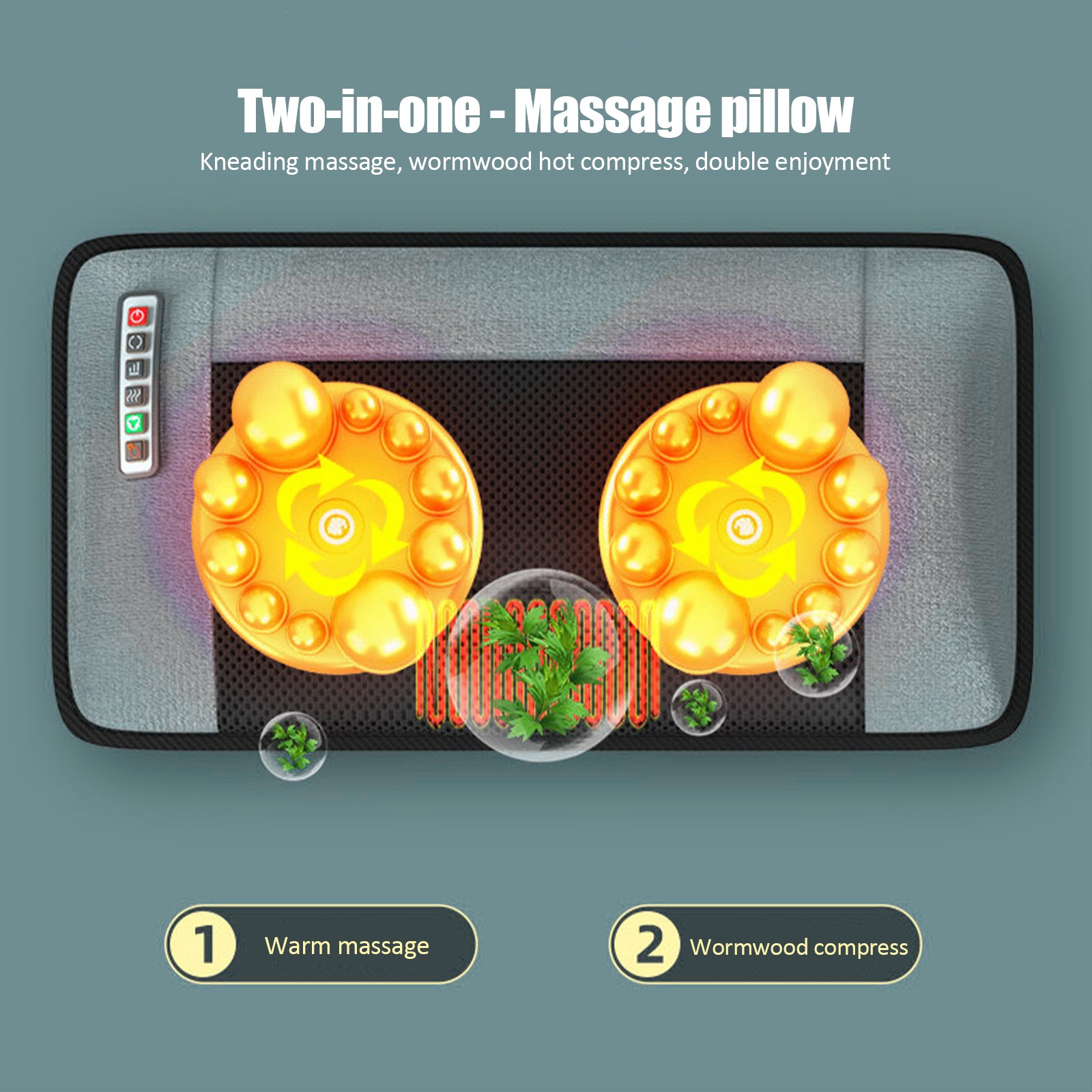 Full Body Massage Mat w/Heat Vibration Massage Pad Cushion Back Massage Gift