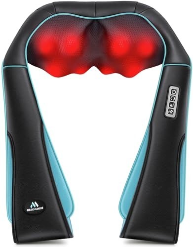 Shiatsu Neck Massager with Heat – Deep Tissue Pain Relief, Ideal Gift for Mom, D