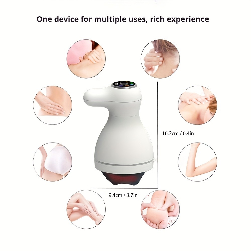 Body Sculpting Machine Electric Cellulite Massager 3 Pads, Handheld Full Body…