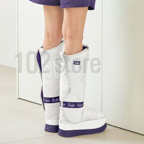 Pulio Pulition Massage Boots Calf Foot Air Compression Massager with Heat PB001