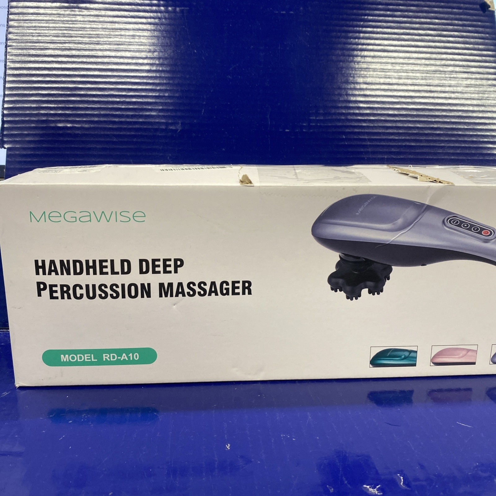 Megawise Handheld Deep Percussion Massager RD-A10 White – Damaged Box