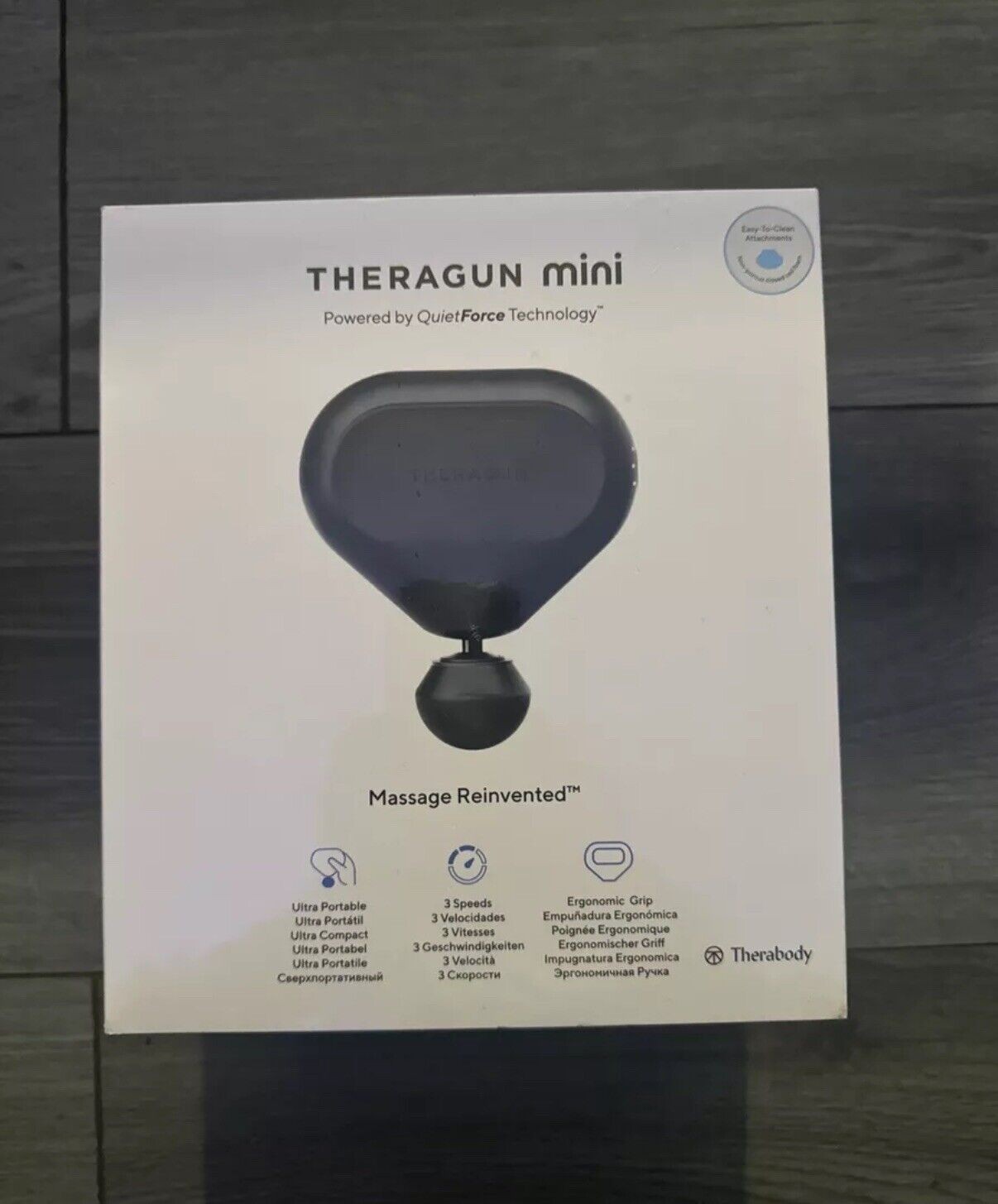 Theragun Mini Portable Massager Gun 3 Speeds Ergonomic Compact Back Neck Black