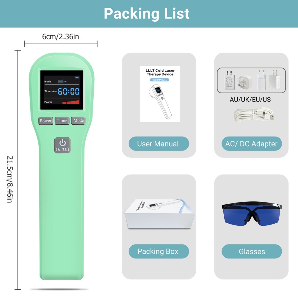 880mW Laser Treatment Cold Laser Therapy Device for Pain Relief Wound Healing