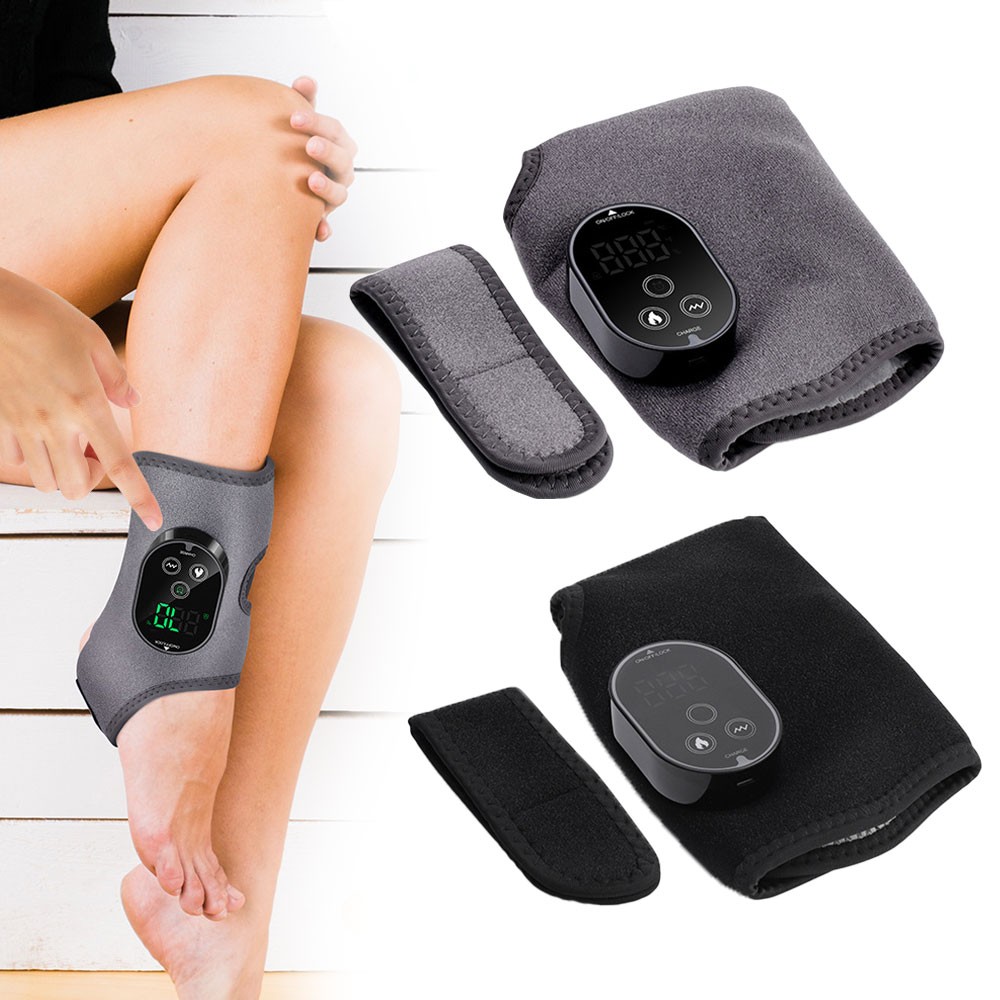3000mAh Electric Foot Ankle Massager Brace Pain Relief Heating Vibration Therapy