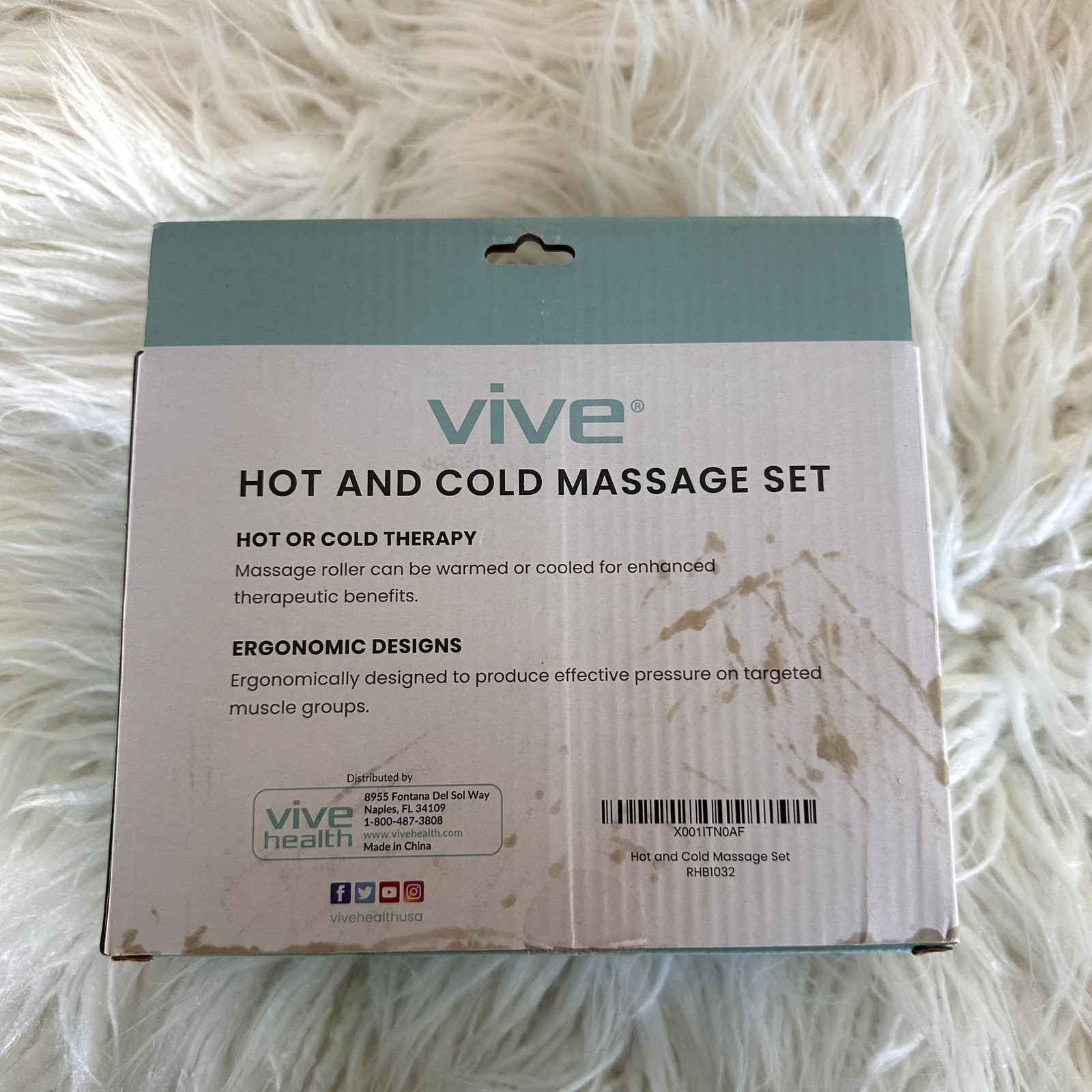 Vive Hot and Cold Massage Set NEW IN BOX
