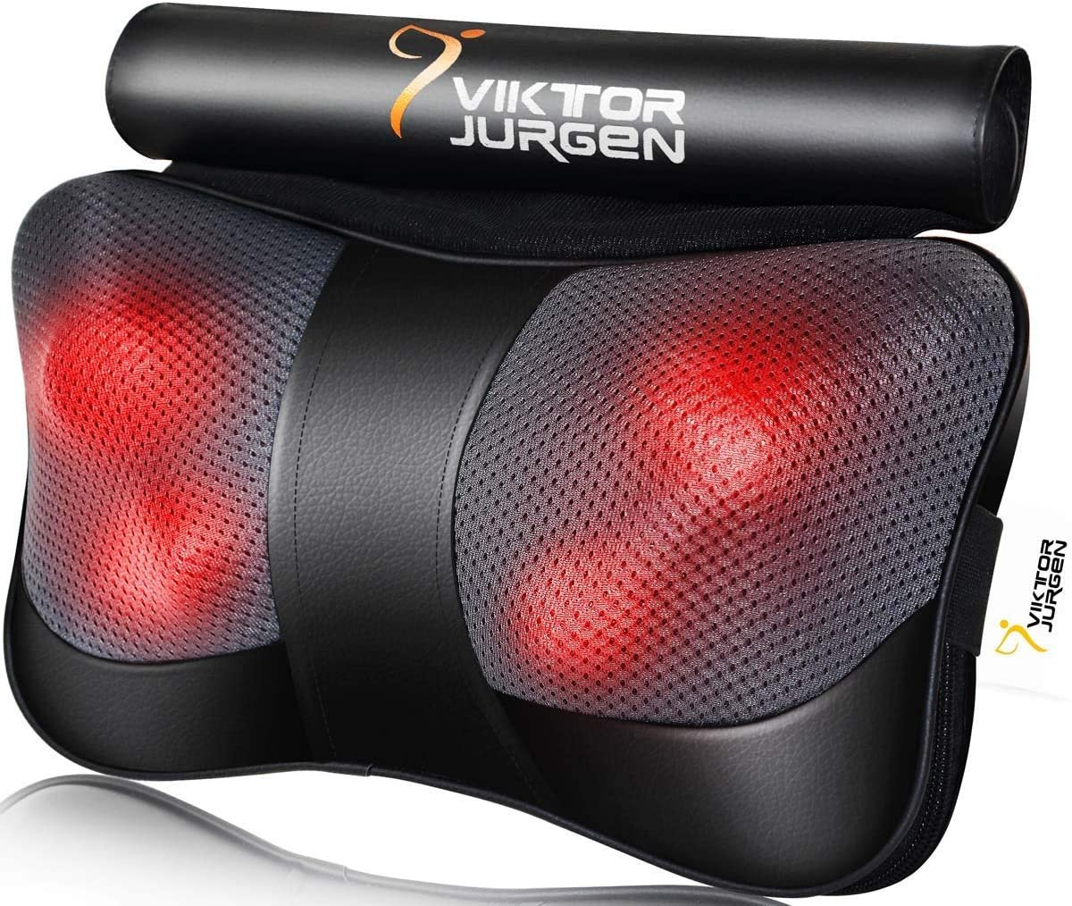 Christmas Back Massager Gifts, Shiatsu Kneading Massager for Neck and Shoulder,