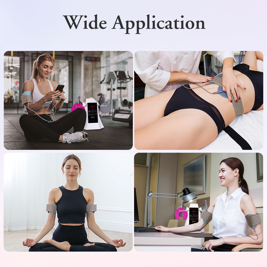 Microcurrent Face Body Shaper Tighten Slim Electrode Breast Stimulation Machine