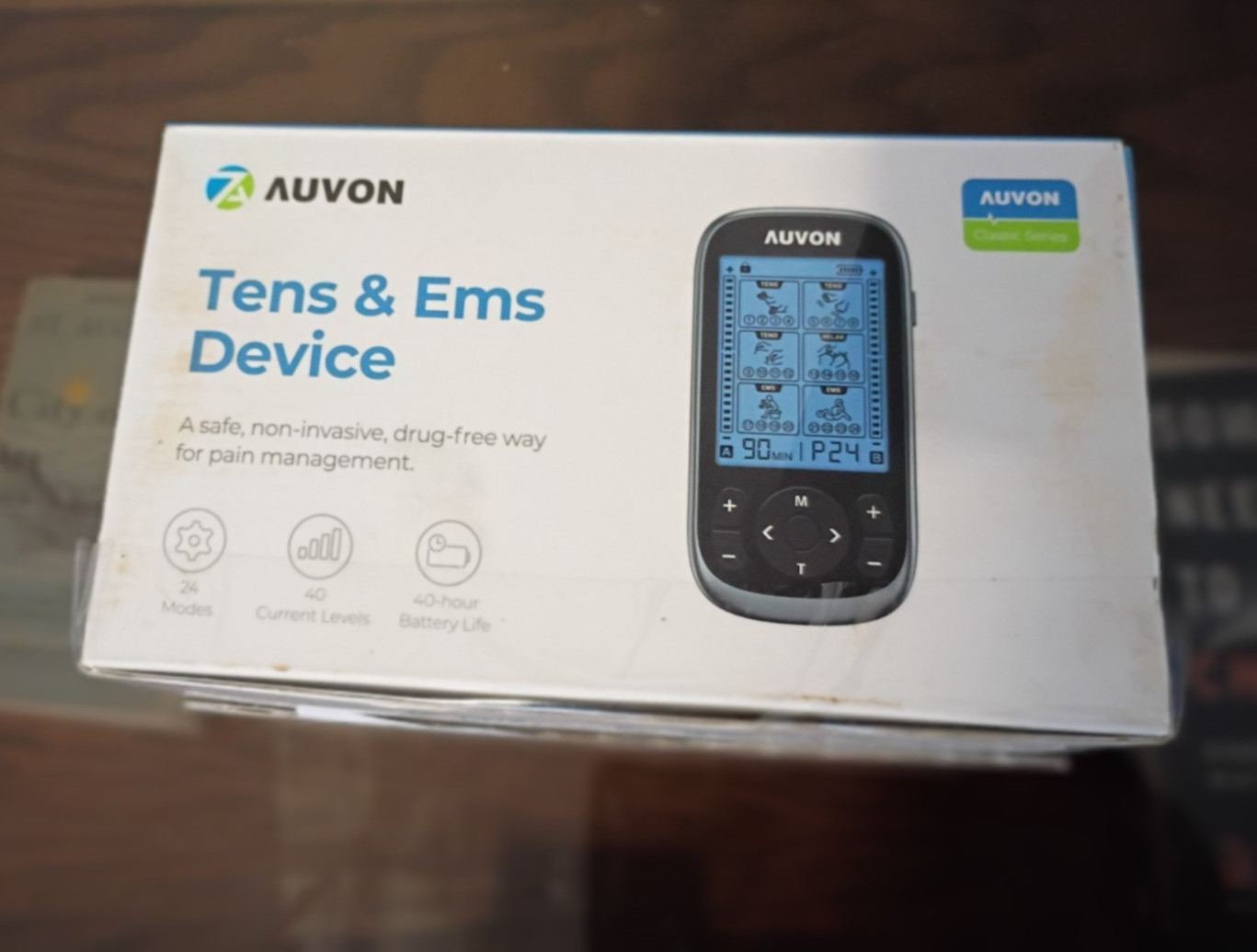 AUVON 2-in-1 TENS & EMS device TA2224