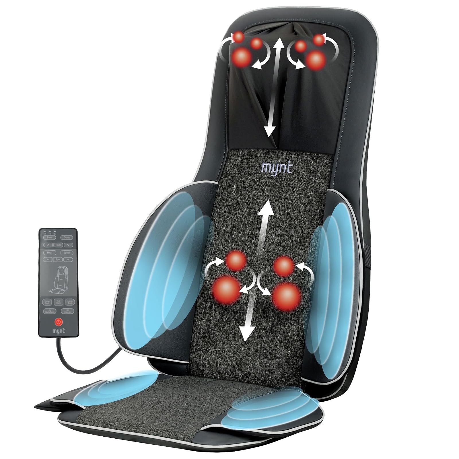 HSA Approved Shiatsu Massager Deep Kneading Heat