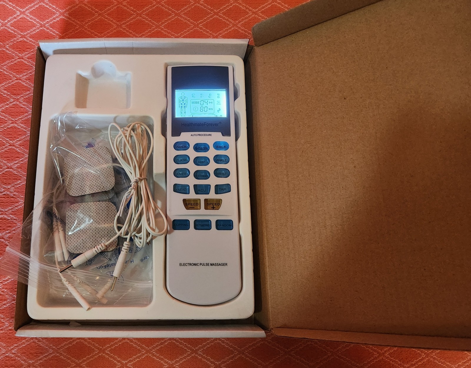 HealthMate Forever YK15AB TENS Unit Electronic Pulse EMS Muscle Stimulator