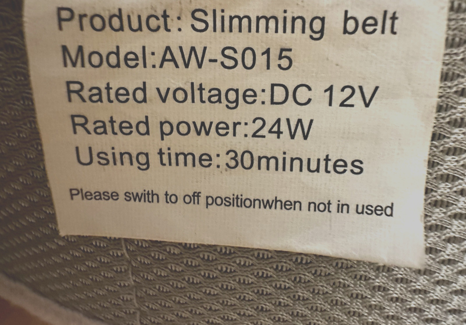 OWAYS Slimming Belt Weight Loss Machine Adjustable Vibration Massage For Women