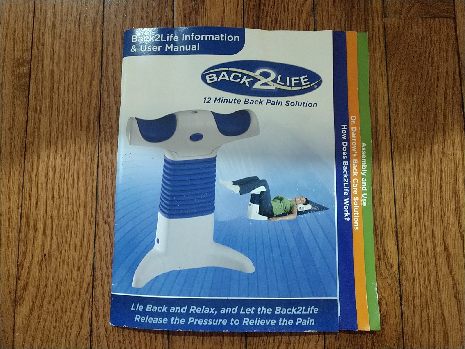 Back2Life Continuous Motion Massager Back Pain Therapeutic (No Power Cord)