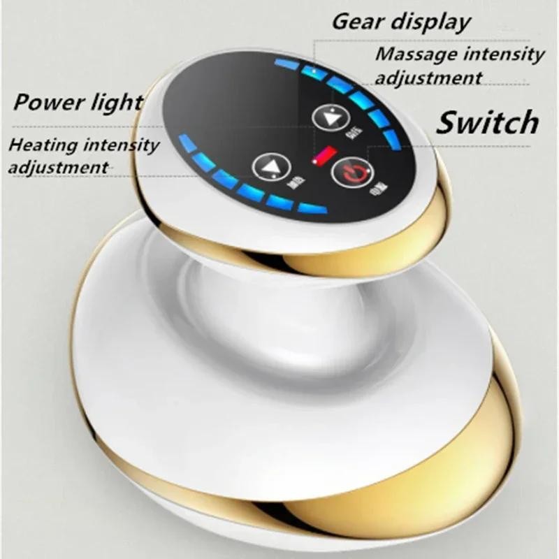 Home Electric Cupping Massage Vacuum Suction Cup Heating Body Fat Burner Tool