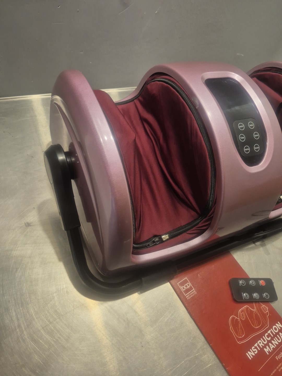 BCP Shiatsu 360° Foot & Calf Massager Heated Rose Gold SKY8698 with Remote