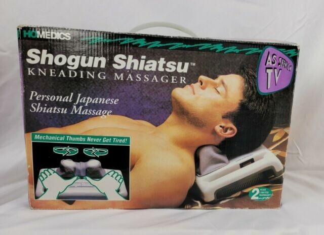HOMEDICS – Shogun Shiatsu Kneading Neck Massager – Model SM-444 (Tested)
