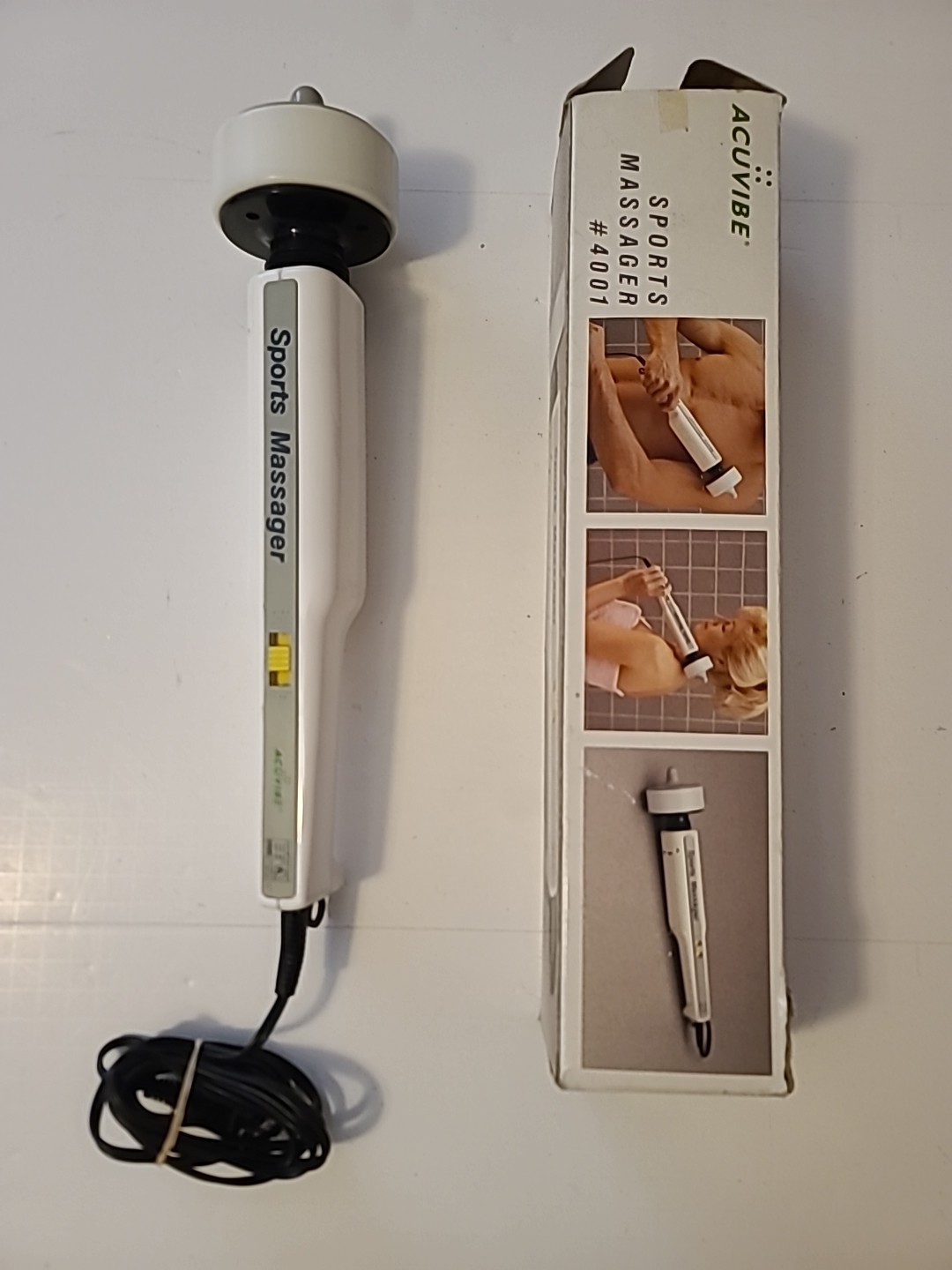 Vintage Acuvibe Massager Sports Massager #4001 WORKS