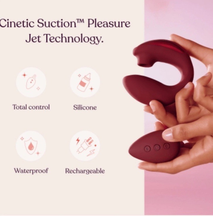 New Bellesa AirVibe Pro PERSONAL LOVE MASSAGER Remote Control Waterproof