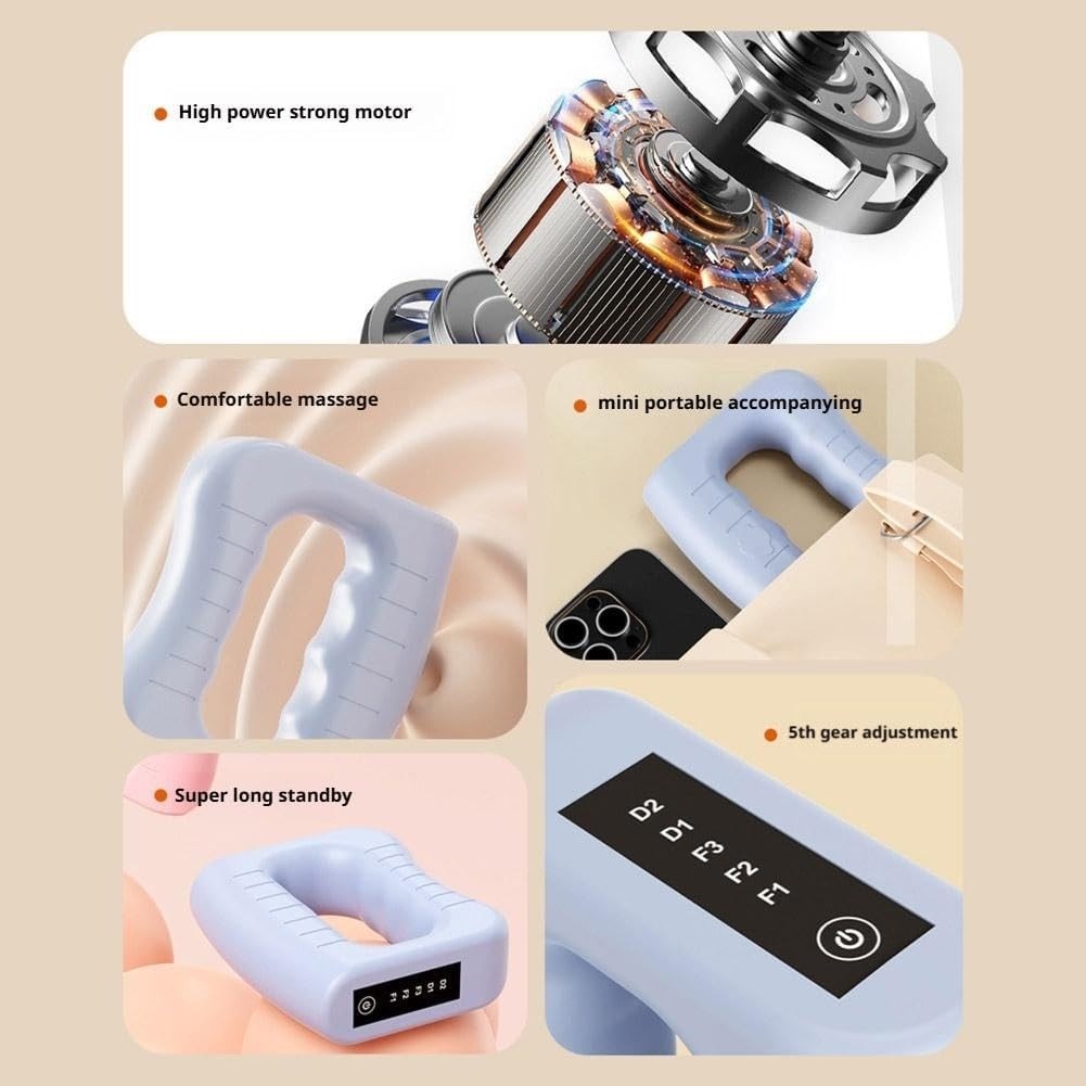 Electric Body Fascia Fitness Massage Body Shaping Massager Abdomen Belly1904