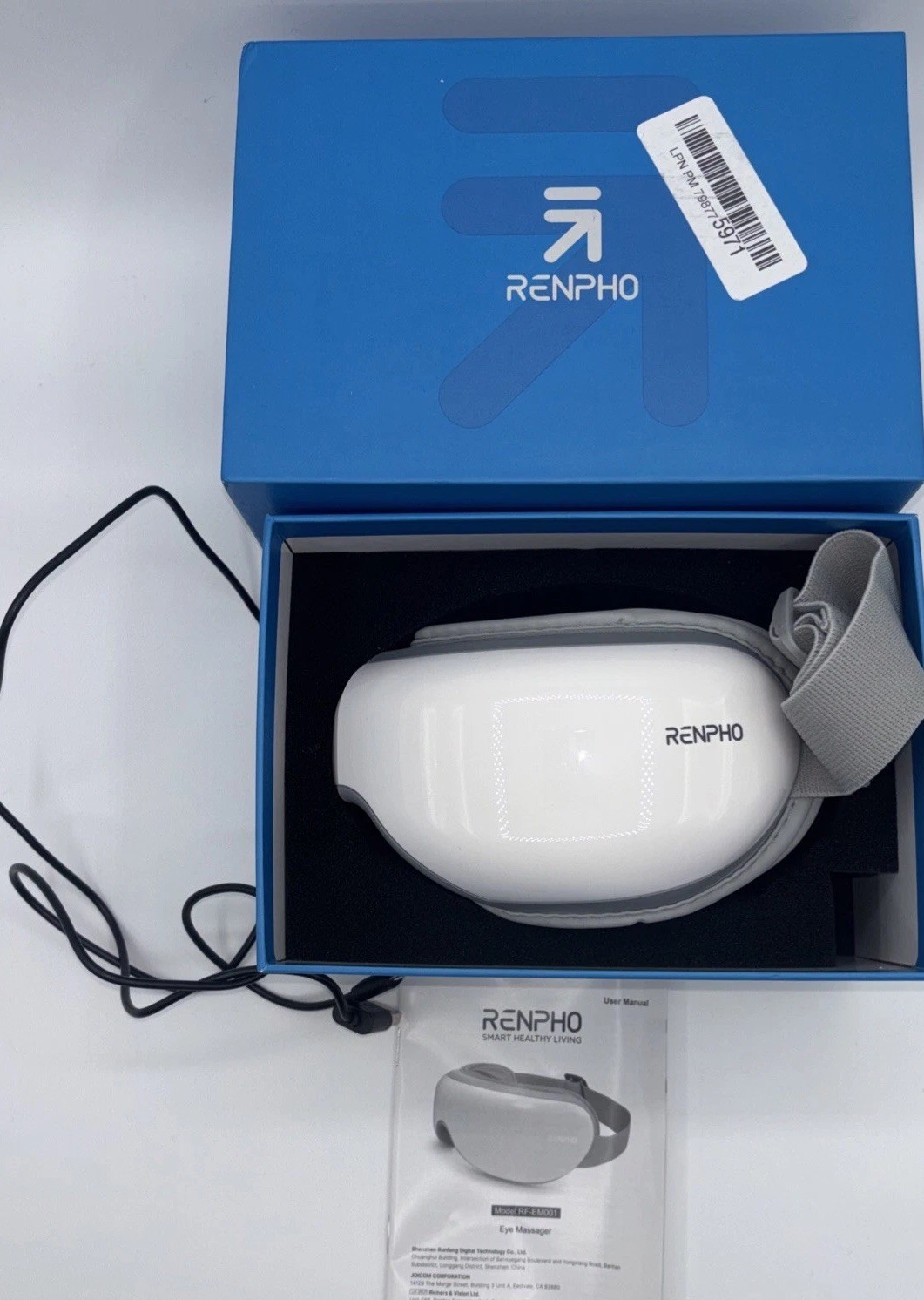 Renpho Eye Massager Model RF-EM001 With Bluetooth New In Box