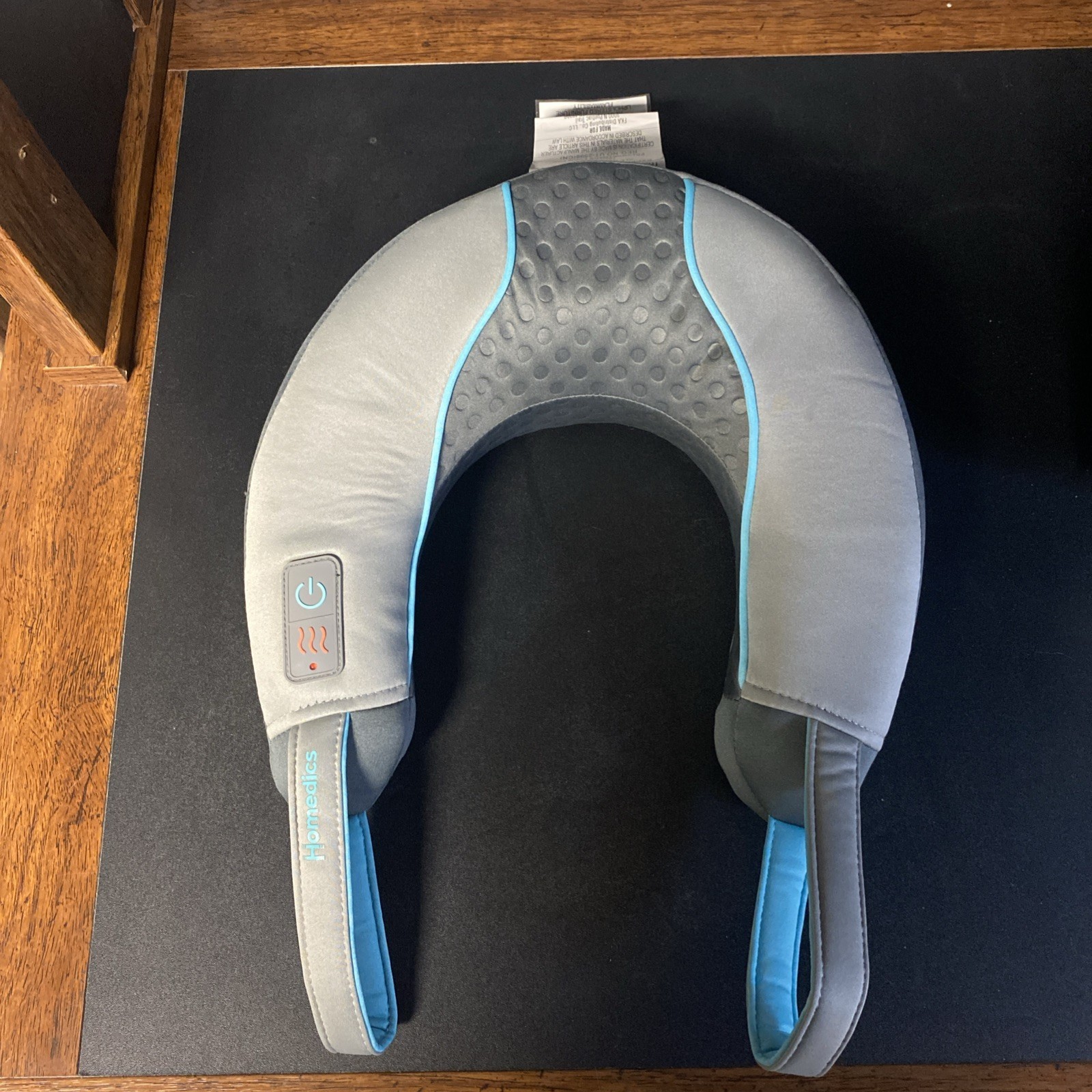 Homedics NMSQ-216HJA-GY-2 Neck Massager Comfort Foam Vibration Works No Cord