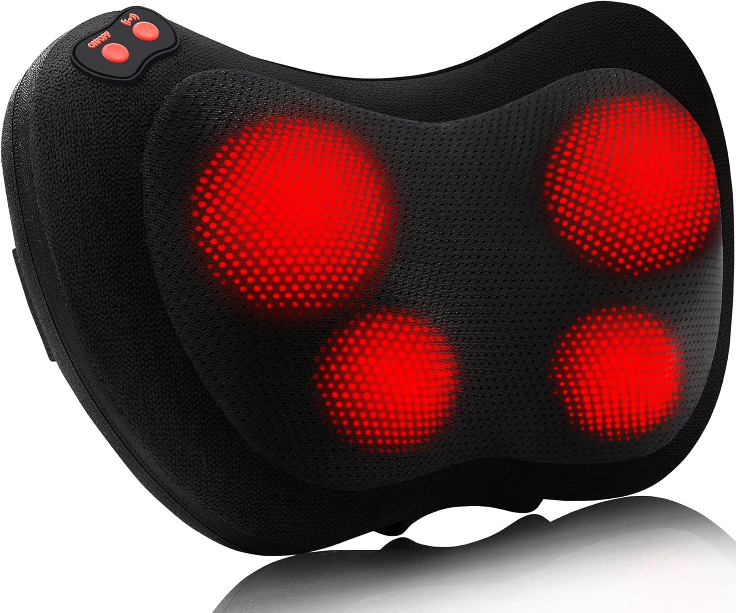 Papillon Back Massager with Heat,Shiatsu Neck Massage Pillow for Neck,Shoulder,F
