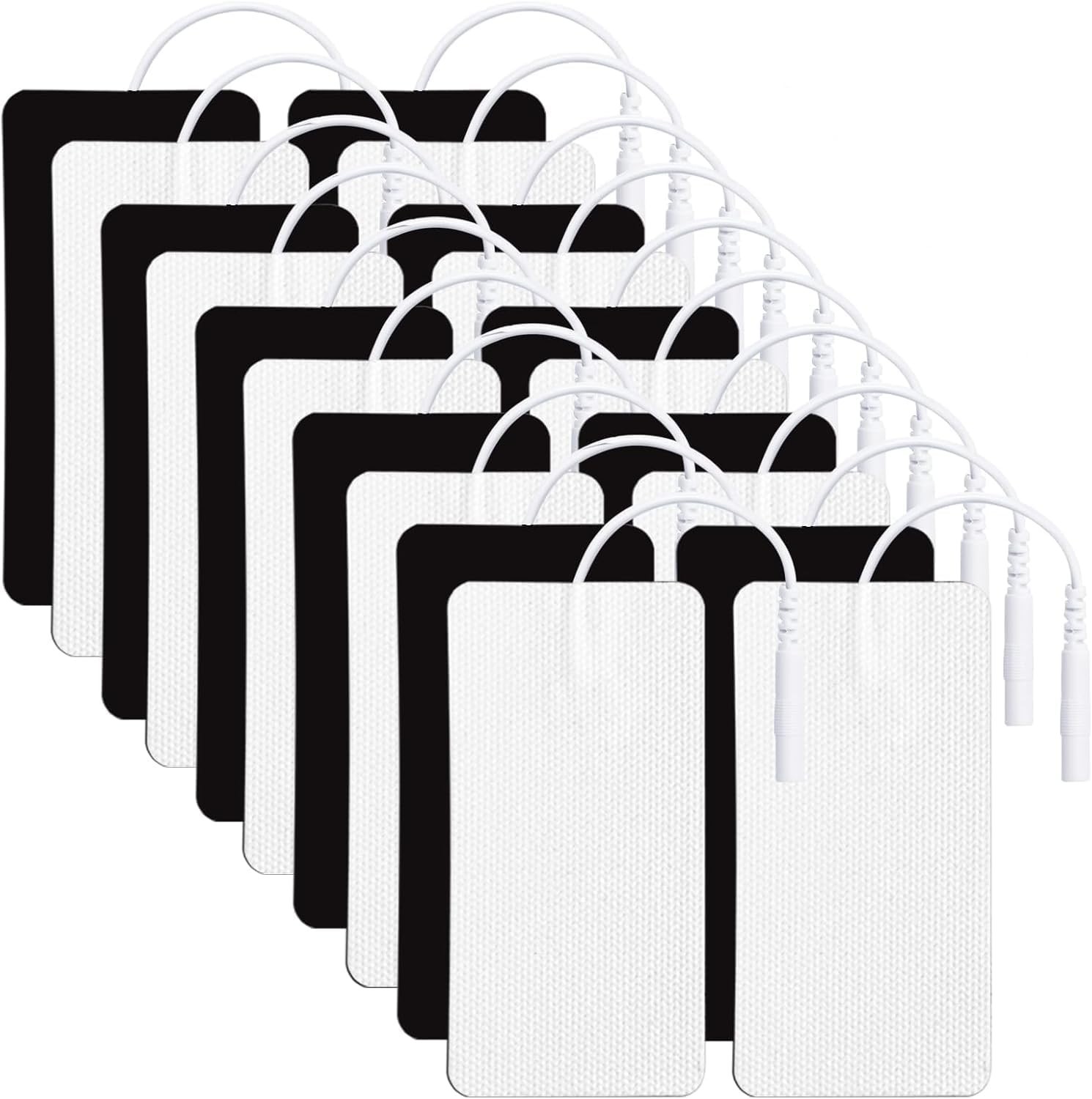 TENS Unit Replacement Pads 20 Pcs 2″ x 4″ Large Electrode Patches with Upgrad…