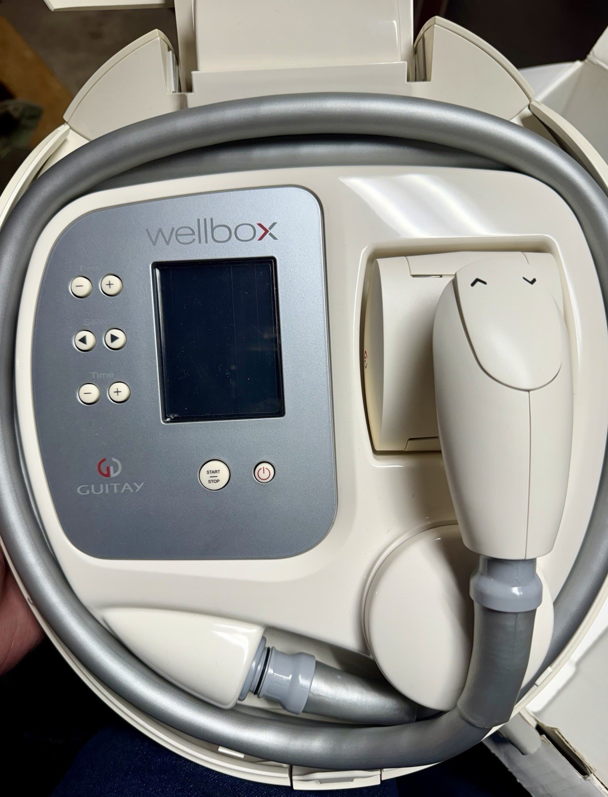 WELLBOX GUITAY lipo massage lymphatic circulation machine all pieces TESTED￼