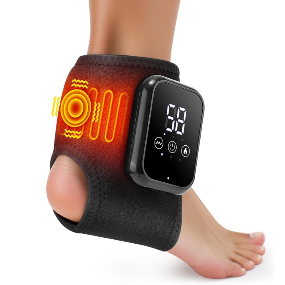 Foot Renew Triple Method Massager Heat Vibration for Heel Arch Ankle Neuropathy