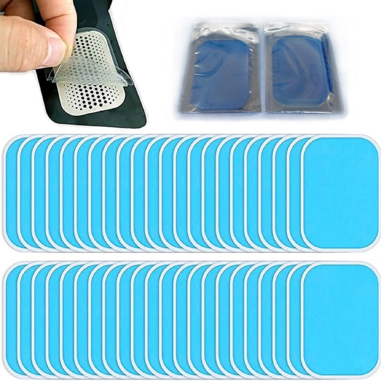 50 Pcs/25 Packs ABS Pads for abs Stimulator for Ultimate Muscle EMS Abdominal…
