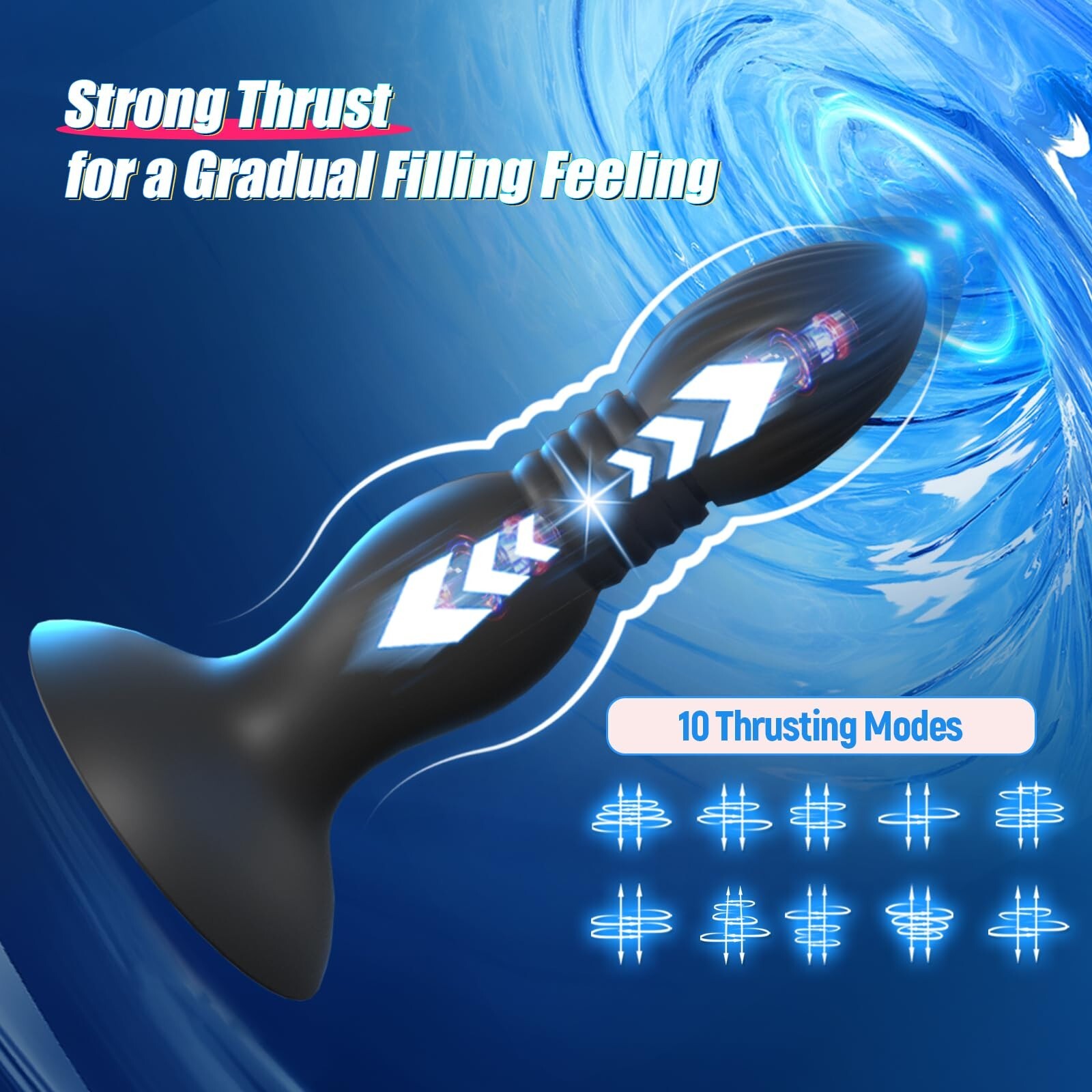 Remote Powerful Prostate Massager Dual Motor Male Waterproof Vibrator Women Men