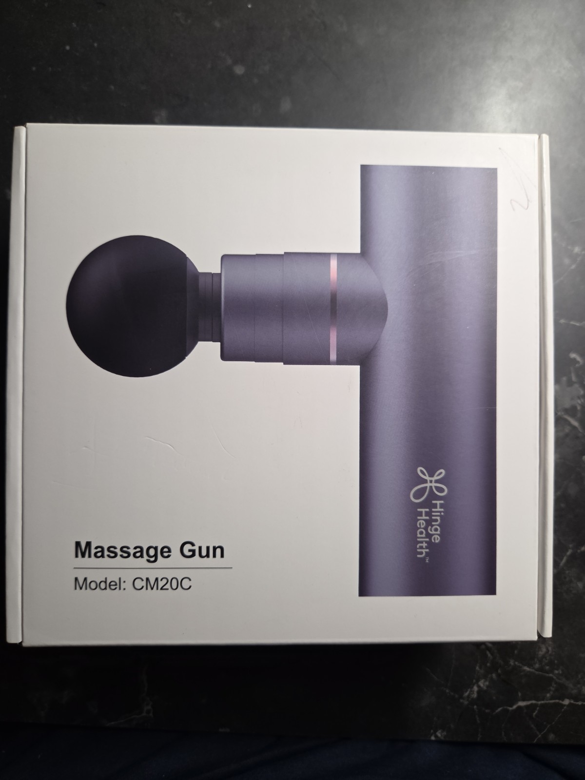 Massage Gun Muscle Percussion Therapy Model CM20C 4 Heads Hinge Health Branded
