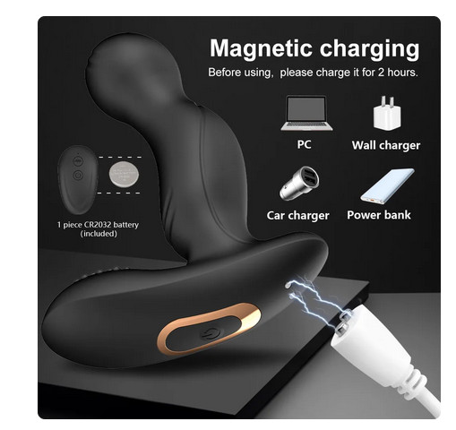 POWERFUL 10 FREQUENCY FLAPPING FINGERING MALE PROSTATE MASAGER STIMULATOR