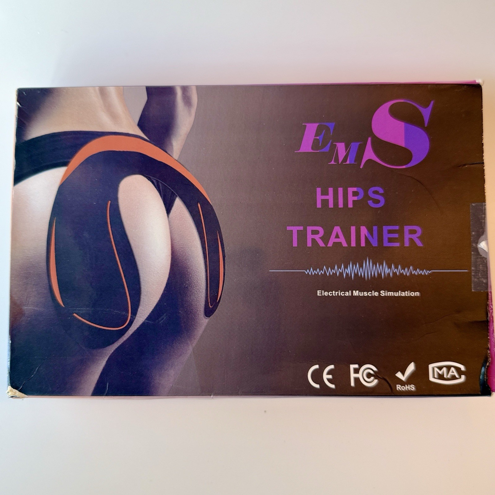 Hip Trainer Butt Muscle Stimulator ABS Fitness Buttock Lifting Toner Open Box