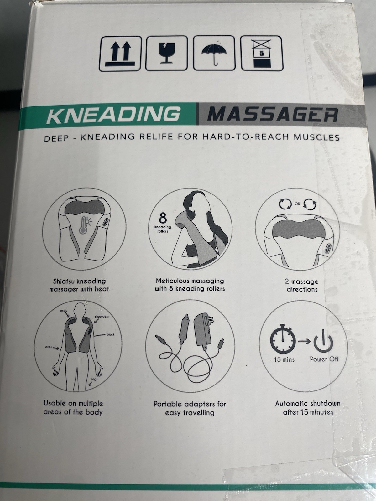 Medcursor Neck and Shoulder Massager with Heat, Electric Deep Tissue Relaxation