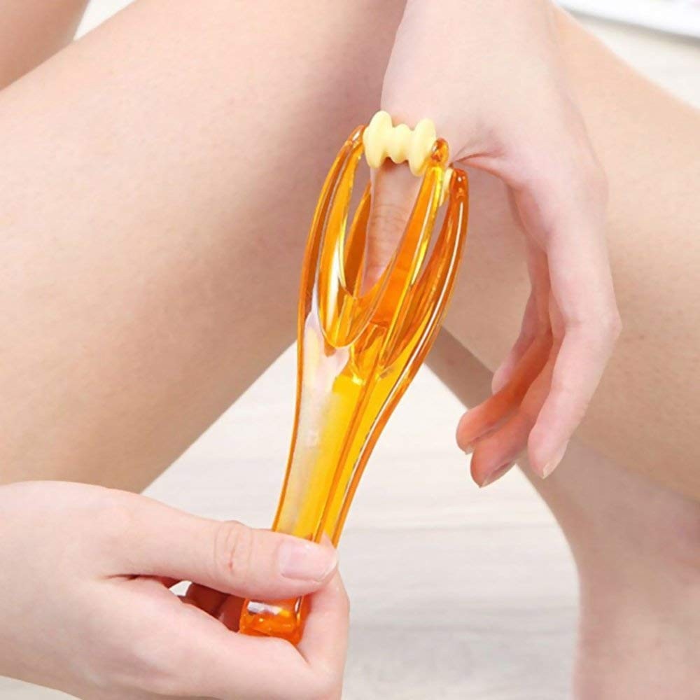 2 Finger Massager Roller & 5 Acupressure Rings – Arthritis Pain Relief & Trig…