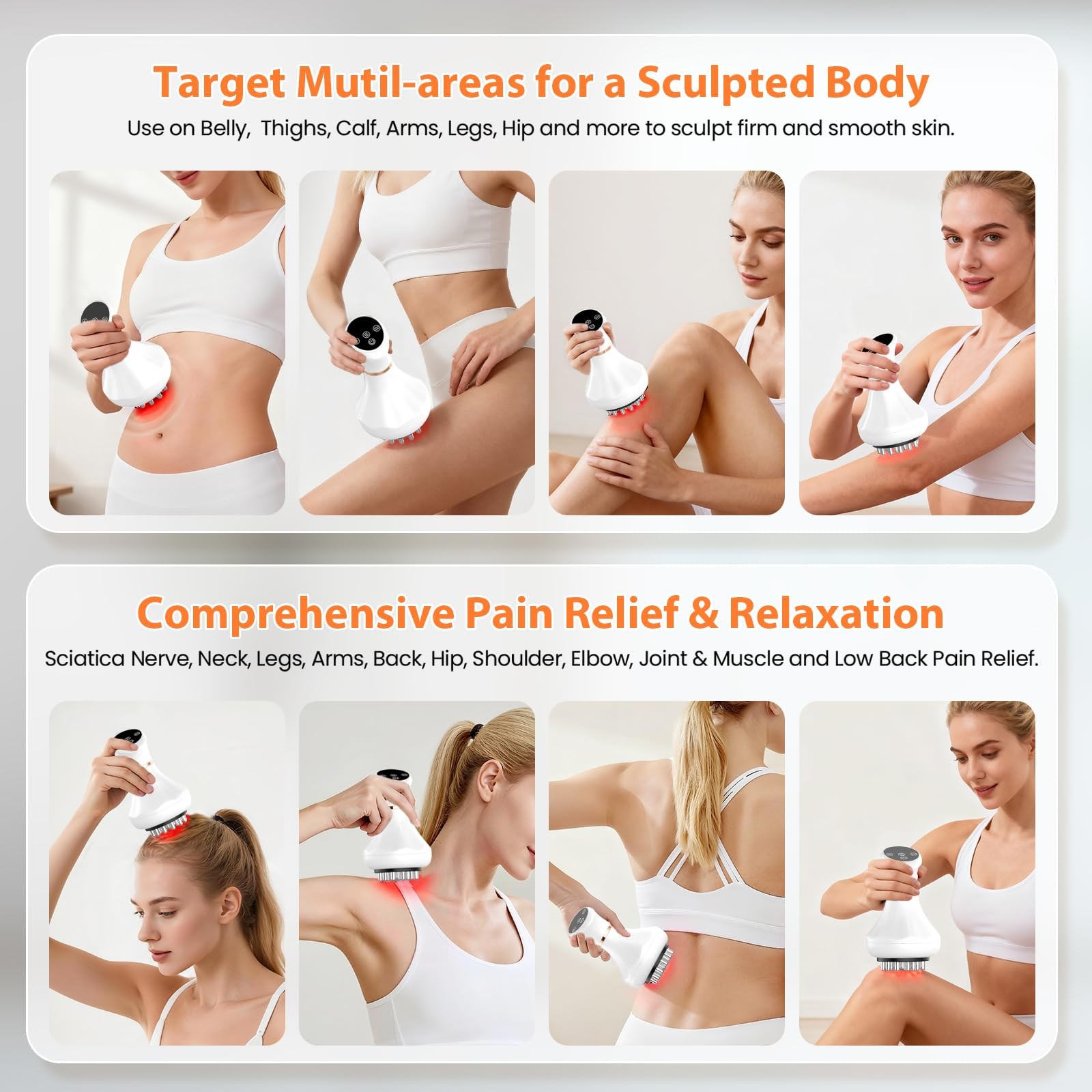Body Sculpting Machine, Lymphatic Drainage Massager & Anti Cellulite Massage …