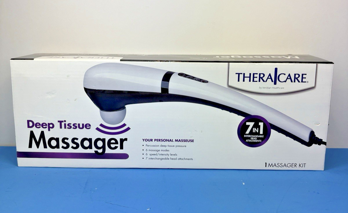 Theracare Deep Tissue 7 in 1 Massager with Heat Model 19-016 – Free Shipping
