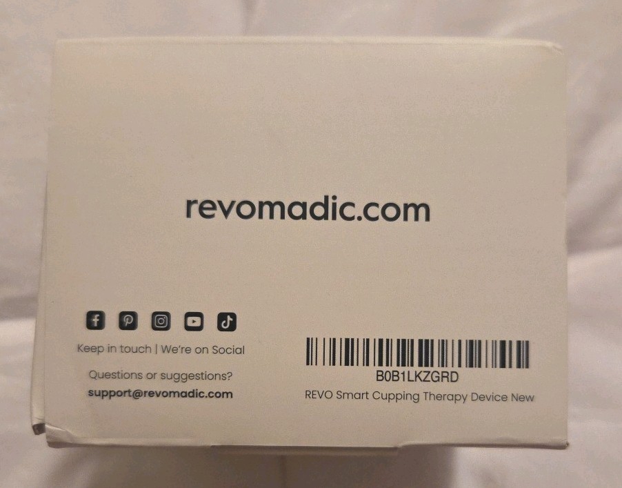 Revo 4-in-1 Smart Cupping Therapy Massager Black New Open Box Never Used