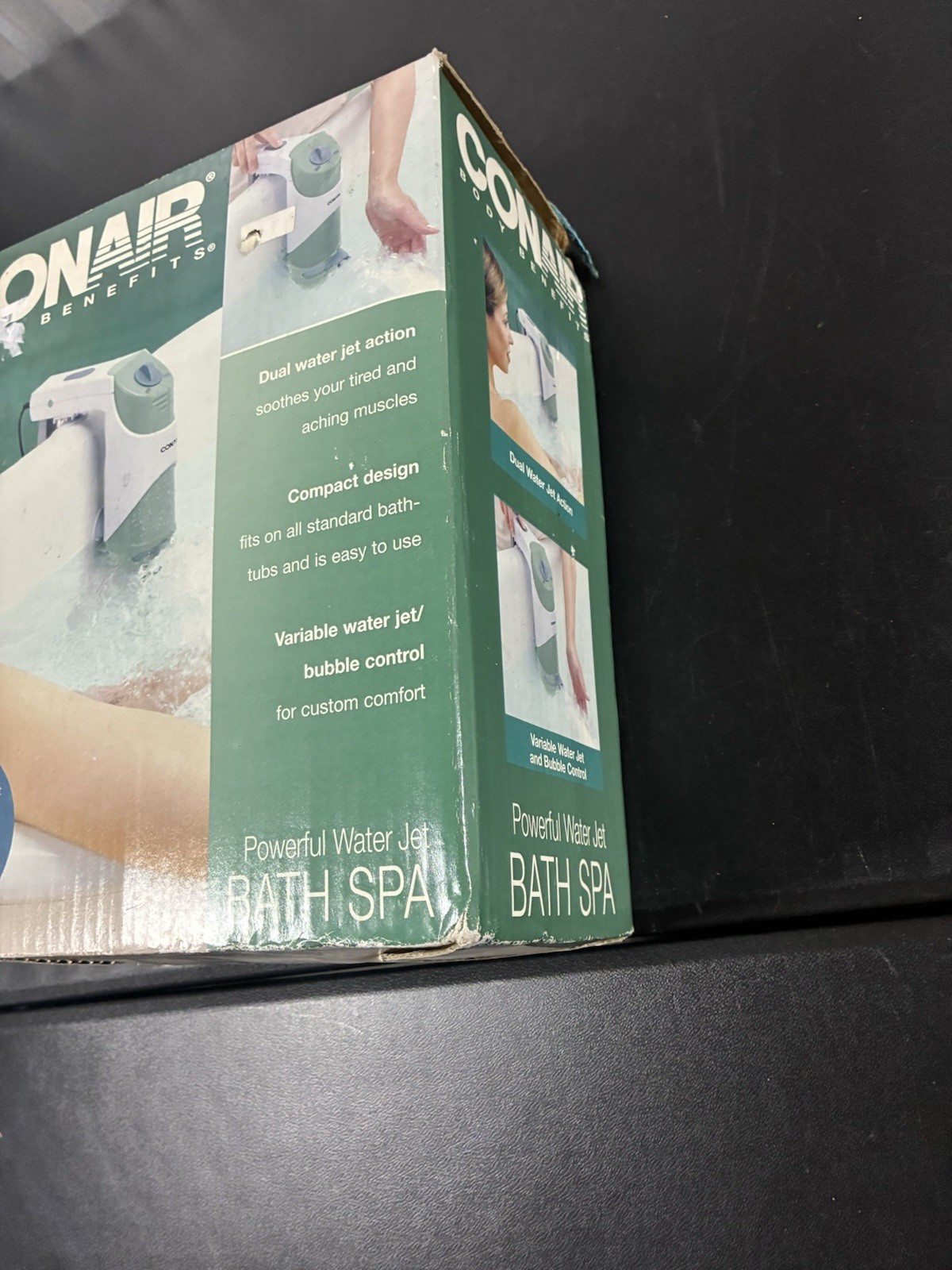 Conair BTS1SED Body Benefits Powerful Water Jet Bath Spa New Old Stock Open Box