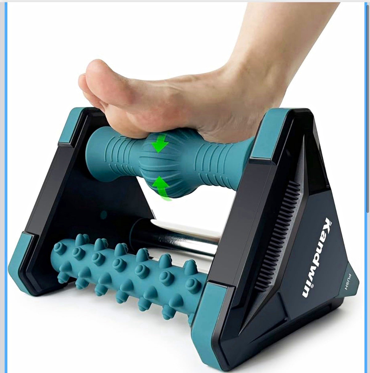 Kandwin Manual Foot Massage Roller, Acupressure Pain Relief, Cooling, APMA