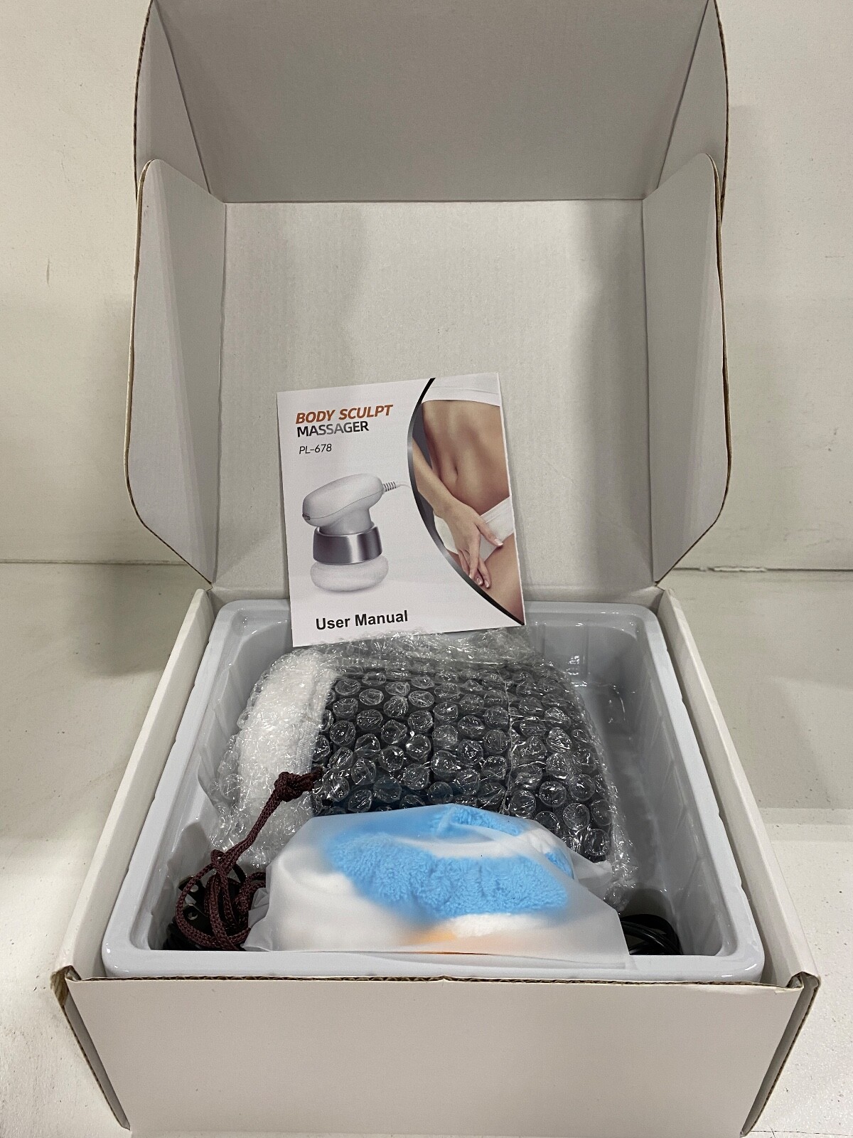 BOOTOG PL-678 Body Sculpt Massager Corded with Cloth Covers Shaper