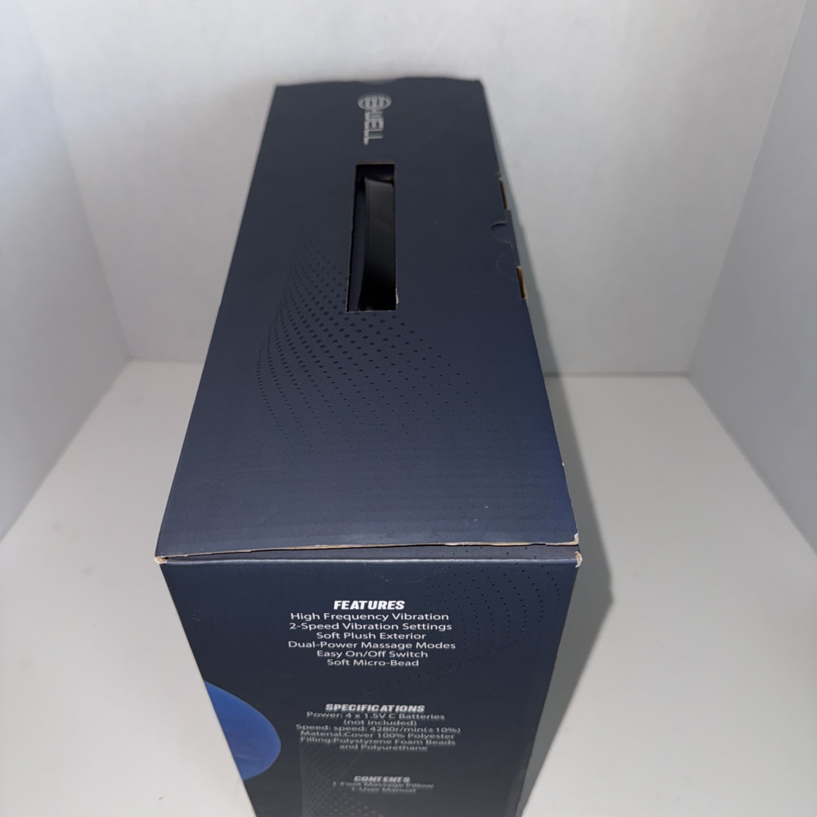 B•WELL Foot Massage Pillow New Open Box 2 Speed Battery Operated