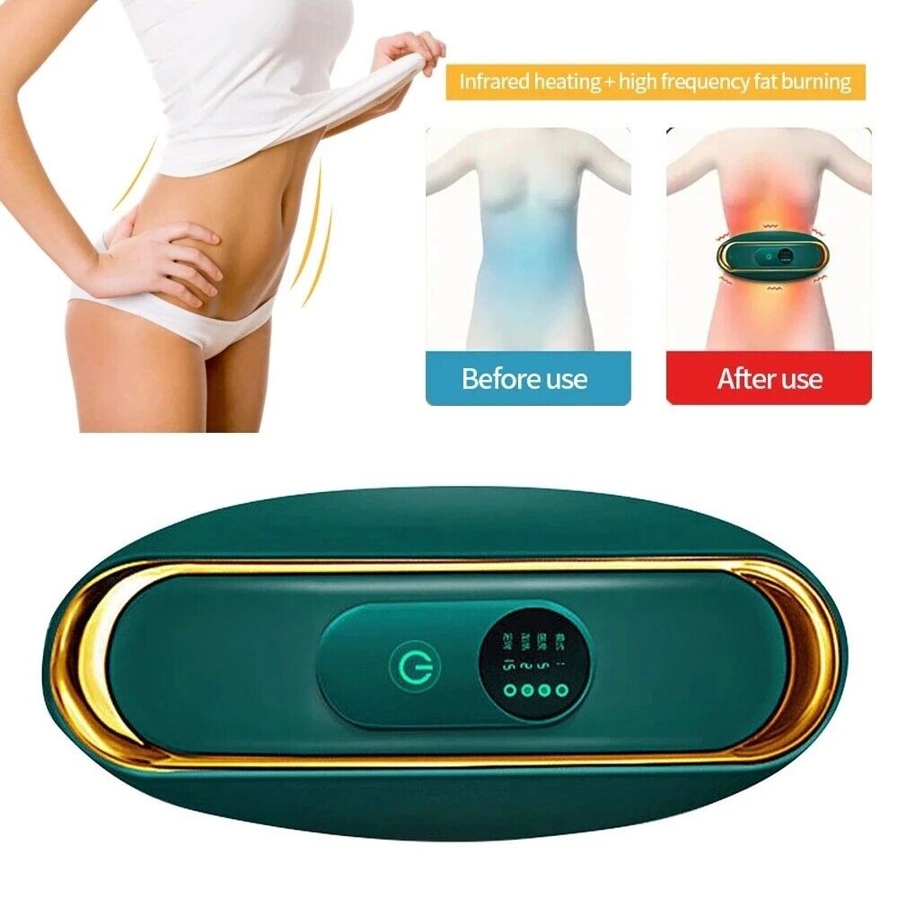 Electric Belt Slimming Vibration Waist Massager Shaper Weight Loss Fat Burning