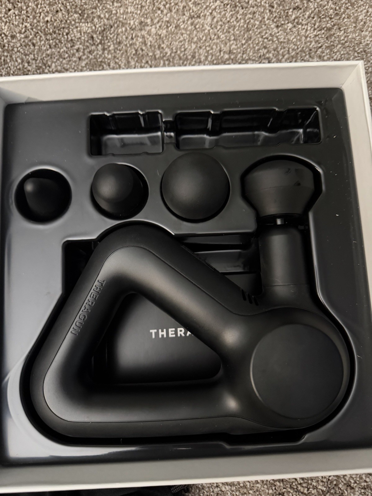 Therabody Theragun Prime Massage Gun Complete w/ Box, Charger & 4 Attachments