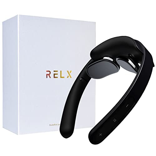 RELX relaxation device EMS heat cordless matte black RELX-NECK-BLACK