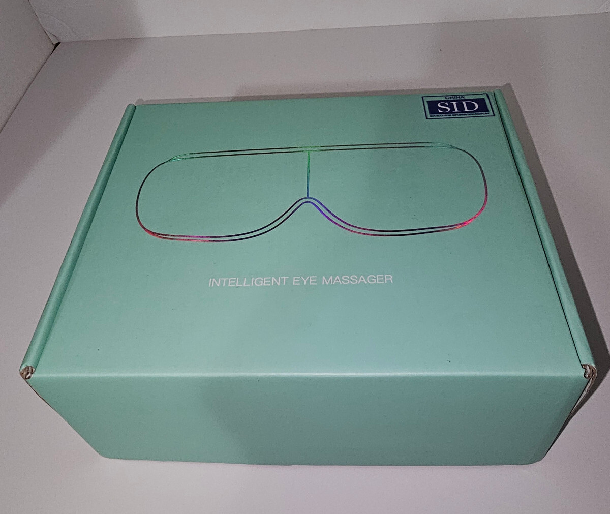 Rechargeable Eye Massager with Heat & Vibration – Bluetooth Music – Open Box