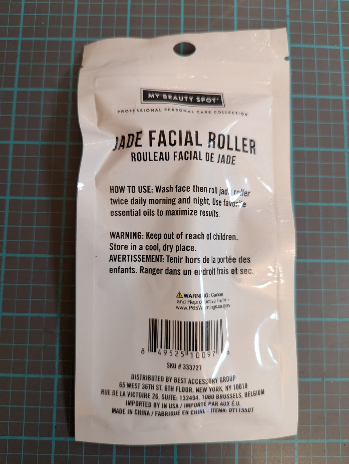 Facial Roller My Beauty Spot Jade Brand New Relieve & Soothe